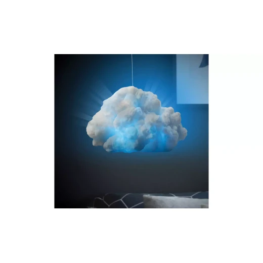 CloudNine LED Cloud Lamp with Remote Control, Dimmable for Bedroom and Living Room, 16 Colors, Adjustable Brightness, Modern Design, 24 Inch Diameter - Image 4