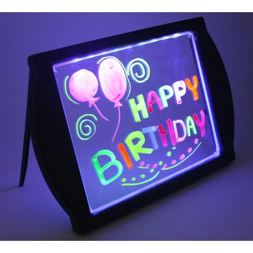 Marvin's Magic Glow Art Neon Effect Drawing Board, Includes 4 Neon Marker Pens, Age 5+ - Image 4