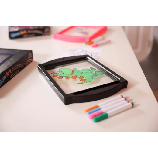Marvin's Magic Glow Art Neon Effect Drawing Board, Includes 4 Neon Marker Pens, Age 5+ - Image 6