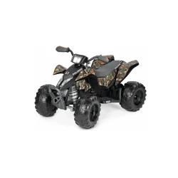 Peg Perego Polaris Outlaw 330W Camo 12V Electric Quad Bike for Kids