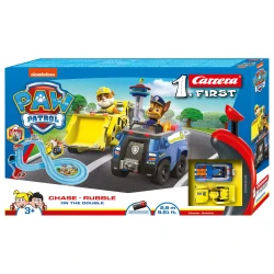 Carrera First Race Track Paw Patrol Chase Vs Rubble 2.4M 63035