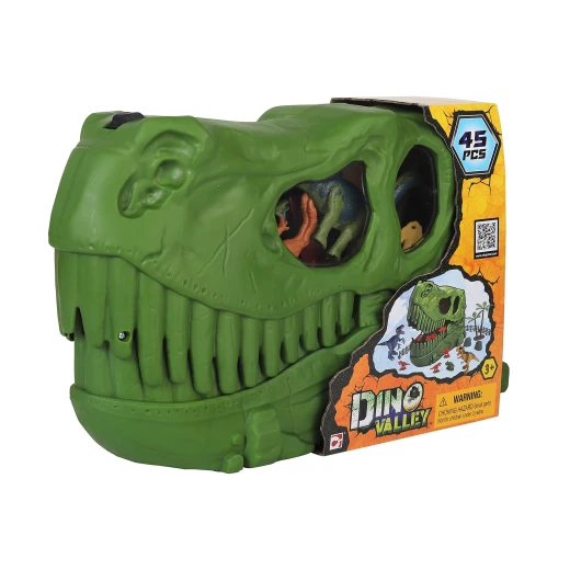 Chapmei Dino Skull Bucket 45 Piece Dinosaur Toy Set for Ages 3 Plus Chapmei Dino Skull Bucket 45 Piece Dinosaur Toy Set for Ages 3 Plus