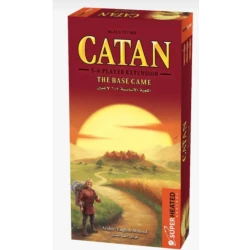 Catan Base Game 5-6 Players English and Arabic Edition Strategy Board Game