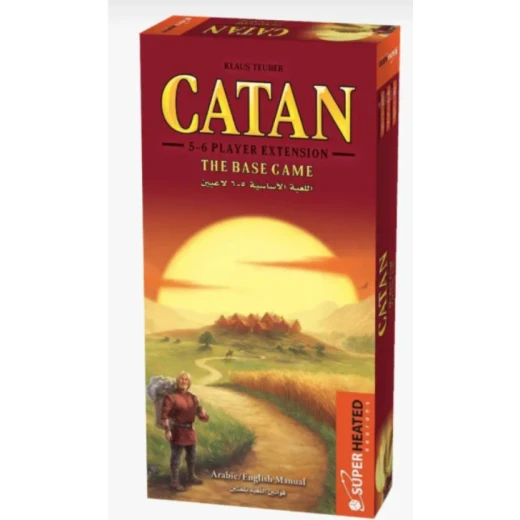 Catan Base Game 5-6 Players English and Arabic Edition Strategy Board Game Catan Base Game 5-6 Players English and Arabic Edition Strategy Board Game