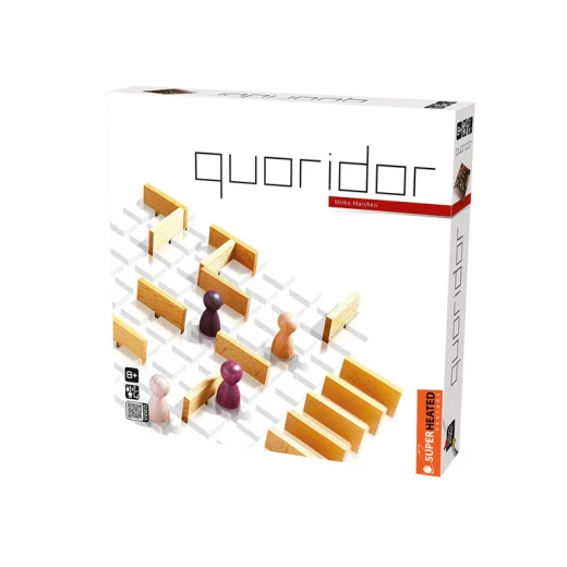 Superheated Neurons Quoridor Base Board Game for 2-4 Players, Wooden Blocks, Family Fun Superheated Neurons Quoridor Base Board Game for 2-4 Players, Wooden Blocks, Family Fun