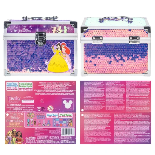 Play & Learn Cosmetic Case Set for Girls, Princess Art, Makeup Kit, Party Favors - Image 4