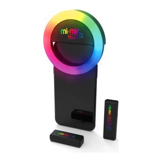 طقم تسجيل فيديو مباشر Mi Mic للهواتف التي تعمل بنظام Android، يتضمن إضاءة حلقية، ميكروفون، اتصال لاسلكي 2.4 جيجاهرتز - Image 7