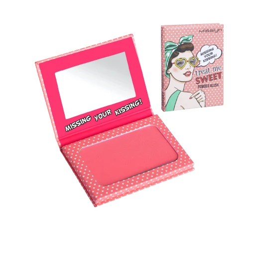 Misslyn Treat Me Sweet Blush 25 Missing Your Kissing! Long-Lasting Powder Blush Misslyn Treat Me Sweet Blush 25 Missing Your Kissing! Long-Lasting Powder Blush