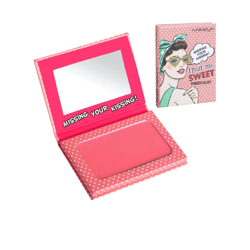 Misslyn Treat Me Sweet Blush 25 Missing Your Kissing! Long-Lasting Powder Blush - Misslyn
