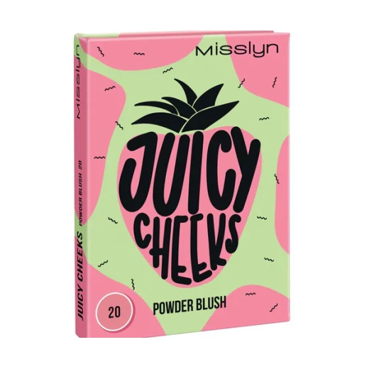Misslyn Juicy Cheeks Powder Blush 6g, 20 Berry Special, Long-Lasting Color - Misslyn - Image 2