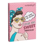 Misslyn Treat Me Sweet Powder Blush 6g, 16 You Make Me Blush, Long-Lasting Color - Misslyn