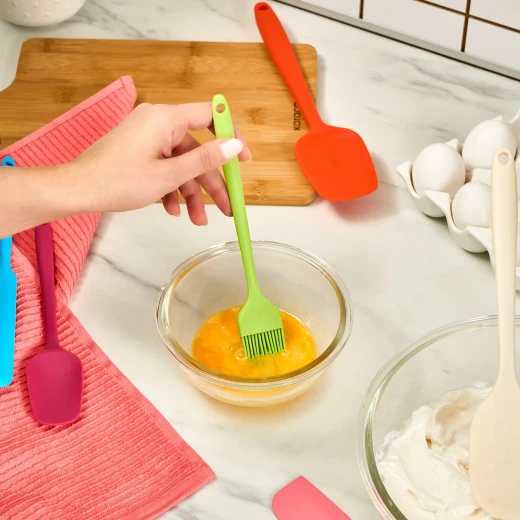 Karaca Lively 6 Piece Kitchen Utensil Set, Multi Color, Durable Nylon Tools - karaca - Image 4