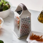 Crick Crack Harmony Grater 23 cm Multicolor Stainless Steel Kitchen Utensil for Easy Food Preparation and Vegetable Shredding. Features Durable Construction for Long Lasting Use. - Crick Crack