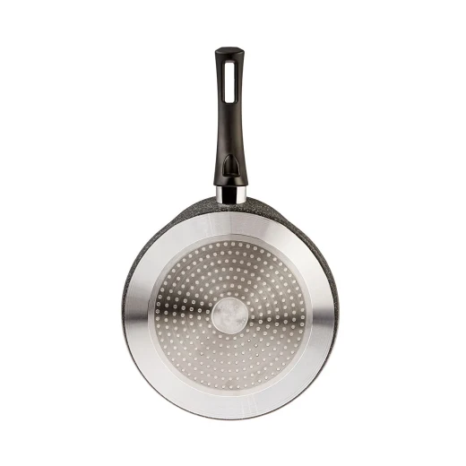 Karaca Mutfaksever Biogranit Grey Crepe Pan 26 cm, Non-Stick, Induction Compatible - karaca - Image 5