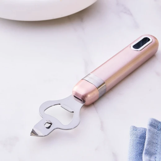 Karaca Mastermaid Rosegold Bottle Opener Elegant 18/10 Stainless Steel Construction For Effortless Opening Ergonomic Design Durable And Stylish Addition To Your Barware 1 Piece - karaca - Image 3