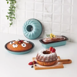 Karaca Multichef Valente Bakeware Set 3 Piece Green Non-Stick Oven Safe