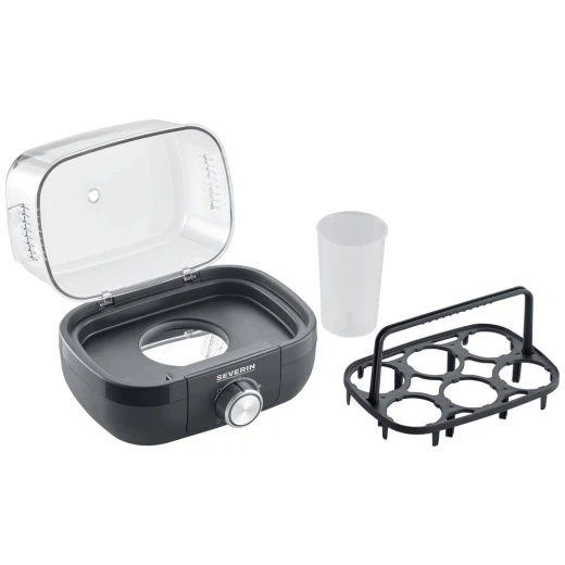 Severin EK 3166 Egg Boiler Black BPA Free with Egg Piercer, Boils 7 Eggs Simultaneously, Auto Shutoff, Compact Design Ideal for Kitchens, 1-Year Warranty - Severin - Image 5