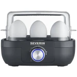 Severin EK 3166 Egg Boiler Black BPA Free with Egg Piercer, Boils 7 Eggs Simultaneously, Auto Shutoff, Compact Design Ideal for Kitchens, 1-Year Warranty - Severin