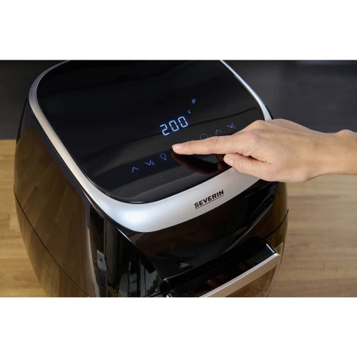 Severin FR2446 Multi Air Fryer 11L Black Silver Digital Touchscreen - Severin - Image 2