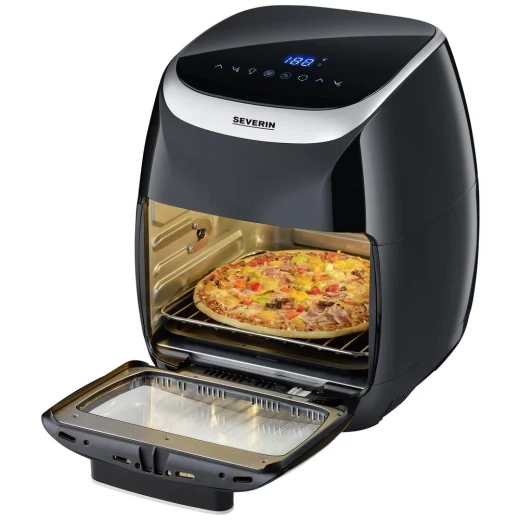 Severin FR2446 Multi Air Fryer 11L Black Silver Digital Touchscreen - Severin - Image 7