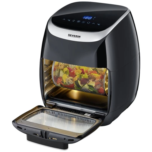 Severin FR2446 Multi Air Fryer 11L Black Silver Digital Touchscreen - Severin - Image 10