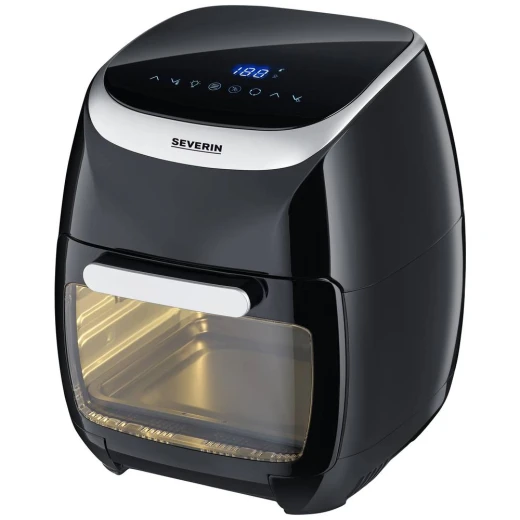 Severin FR2446 Multi Air Fryer 11L Black Silver Digital Touchscreen Severin FR2446 Multi Air Fryer 11L Black Silver Digital Touchscreen