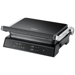 Severin SEVINI Comfort KG2399 Grill Press Black and Silver 2 Years Warranty