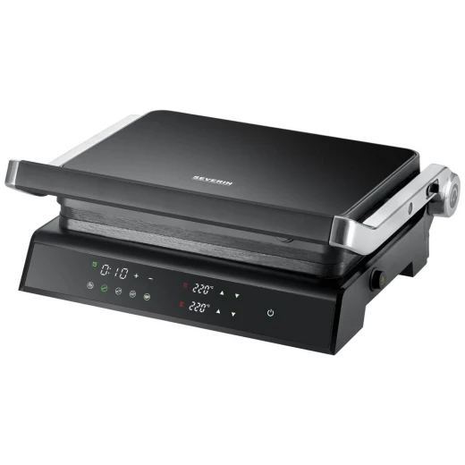 Severin SEVINI Comfort KG2399 Grill Press Black and Silver 2 Years Warranty Severin SEVINI Comfort KG2399 Grill Press Black and Silver 2 Years Warranty