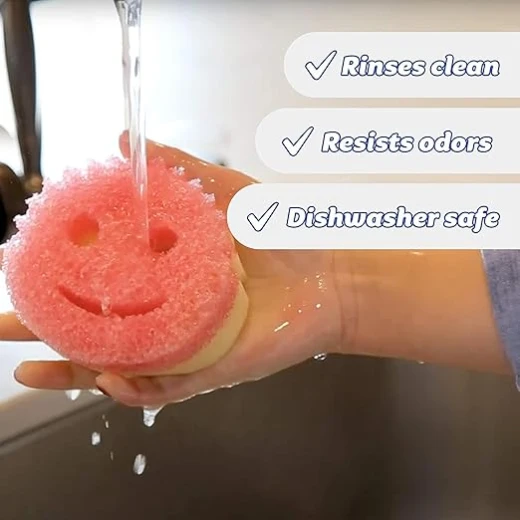 Scrub Daddy & Scrub Mommy Original Sponge Bundle – Perfect for Countertops and Surfaces, Soft Yet Firm Texture for Gentle and Tough Scrubbing, Durable and Long-Lasting Performance, Ideal for Household Cleaning - Scrub Daddy - Image 4
