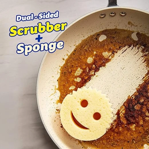 Scrub Daddy & Scrub Mommy Original Sponge Bundle – Perfect for Countertops and Surfaces, Soft Yet Firm Texture for Gentle and Tough Scrubbing, Durable and Long-Lasting Performance, Ideal for Household Cleaning - Scrub Daddy - Image 7
