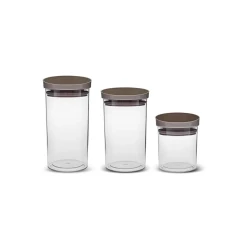 Karaca Ivory 3 Piece Plastic Food Storage Container Set Multicolor