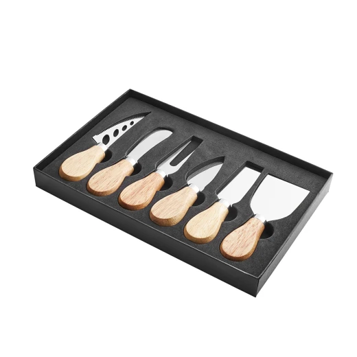 Karaca Forest 6 Piece Wooden Serving Set for One Person with Natural Wood Grain Finish and Elegant Design Perfect for Individual Meals and Small Portions, Includes 6 Pieces - karaca - Image 2
