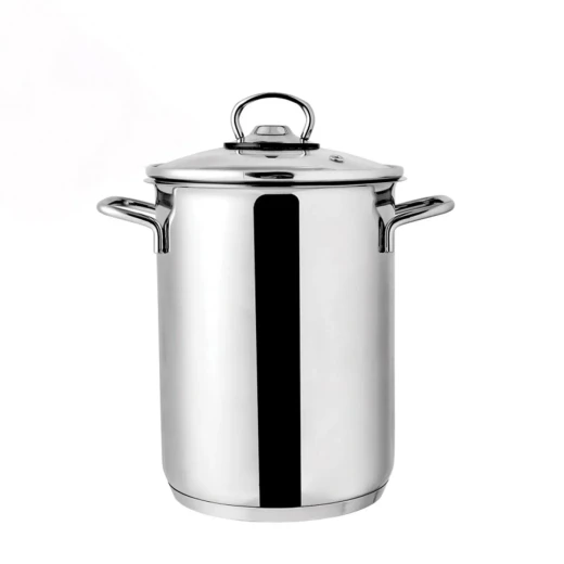 Karaca Love of Kitchen Stainless Steel Induction Asparagus Pot with Lid 4L Silver Karaca Love of Kitchen Stainless Steel Induction Asparagus Pot with Lid 4L Silver