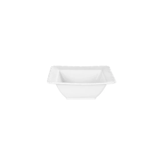 Karaca Ivy Porcelain Cereal Soup Bowl Set White Elegant Design 14.2cm x 14.2cm Perfect for Serving Soups and Cereals Premium Quality Dishwasher Safe Durable and Stylish - karaca - Image 2