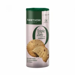 Santiveri Triple Zero Gluten Free Oat Cranberry Cookies 205g, High Fiber Vegan Snack