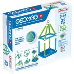 Geomag Classic Recycled 25 Piece Magnetic Construction Set, STEM Learning Toy