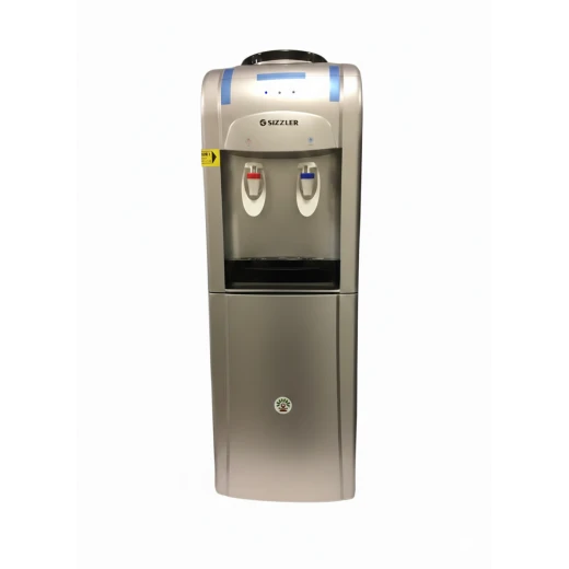 Sizler Stand Cooler Water Dispenser Stainless Steel 3 Liter Tank with Hot and Cold Water Functions Perfect for Office and Home Use Sizler Stand Cooler Water Dispenser Stainless Steel 3 Liter Tank with Hot and Cold Water Functions Perfect for Office and Home Use