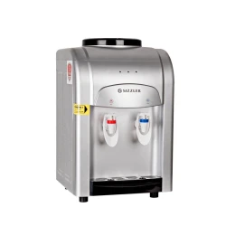 Sizler Stand Water Cooler Dispenser 3 Liter Stainless Steel with Hot and Cold Water Functions, Ideal for Home or Office Use, Featuring Durable Construction and Easy Operation
