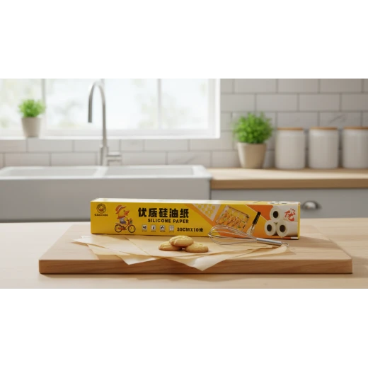 G.Duck 30x10cm silicone kitchen paper, high heat resistant, practical for everyday use in the oven and under grill trays, ideal for toast and barbecues, prevents food from sticking, easy to clean and food safe - G.Duck - Image 2