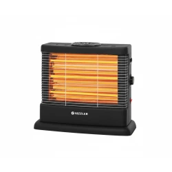 Sizzler Electric Heater 2100W 3-Heat Settings Black Home Office
