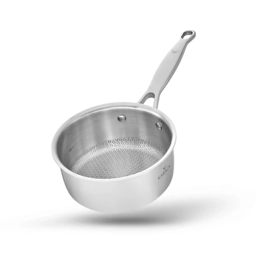 قدر طهي Karaca 3Ply PowerSteel 316+ من الفولاذ المقاوم للصدأ، 10 سم، فضي - كراجا - Image 2