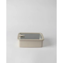 Madame Coco Damia Stainless Steel Storage Container, Soft Beige, 2400 ml