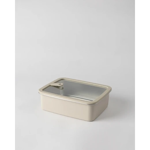 Madame Coco Damia Stainless Steel Storage Container, Soft Beige, 2400 ml - Madame COCO - Image 6