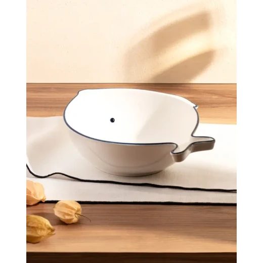 Madame Coco Marine Collection Salad Bowl 25 cm Blue and White Ceramic Design Perfect for Serving Salads, Fruits and Appetizers Dishwasher Safe Beautiful Tableware Madame Coco Marine Collection Salad Bowl 25 cm Blue and White Ceramic Design Perfect for Serving Salads, Fruits and Appetizers Dishwasher Safe Beautiful Tableware