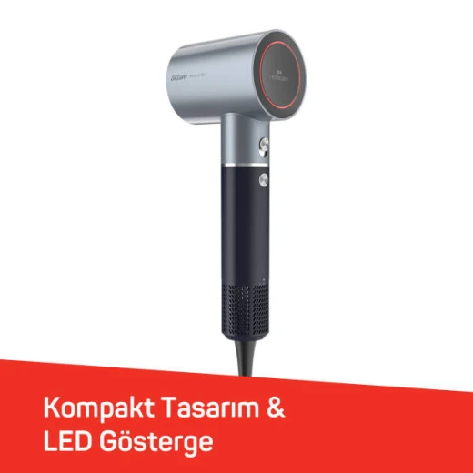 Arzum Ionic Hair Dryer 1600W Professional Black with Magnetic Attachments - Arzum - Image 7