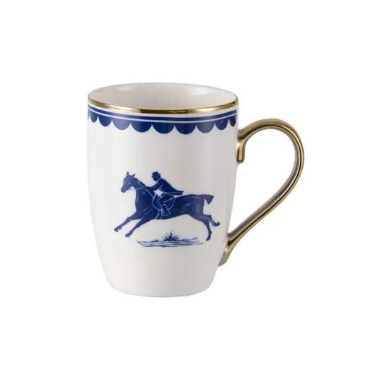 Madame Coco Mila Mug Blue and White Ceramic Coffee and Tea Cup 360 ml Ideal for Daily Use and Enjoying Hot Beverages Elegant Design for Home or Office Madame Coco Mila Mug Blue and White Ceramic Coffee and Tea Cup 360 ml Ideal for Daily Use and Enjoying Hot Beverages Elegant Design for Home or Office