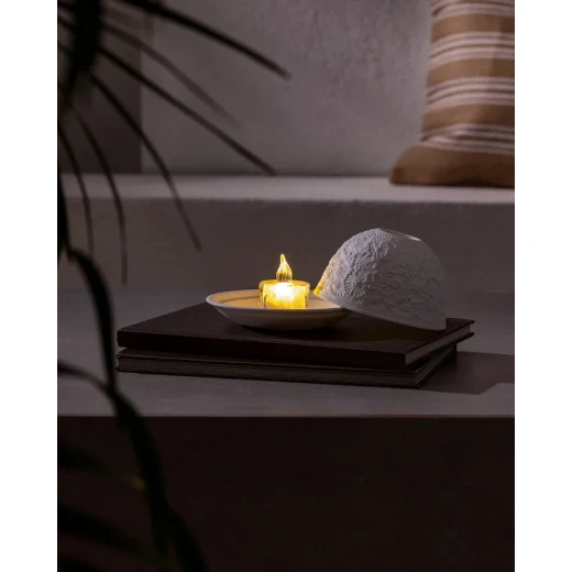 Madam Coco Chalour Decorative LED Candle Holder with 20 Warm White LEDs for Elegant Home Decor, Battery Operated 12x8 cm - Madame COCO - Image 4