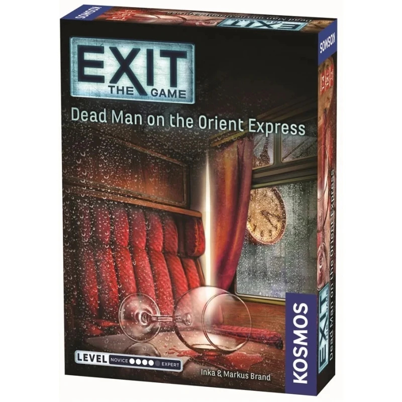 Kosmos Exit: Dead Man On The Orient Express Board Game Mystery Puzzle 1-4 Players