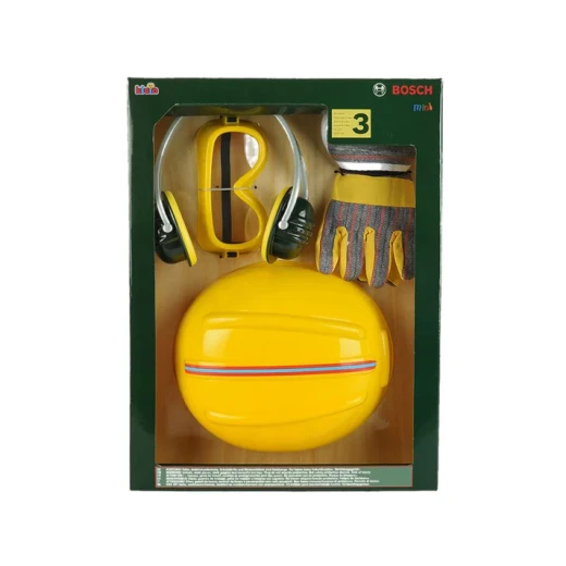 Klein Bosch 4-Piece Work Accessories Set for Kids, Protective Gear, 3+ Years - Image 2