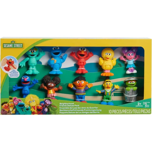 Just Play Sesame Street Neighborhood Friends Deluxe Figures 10pk Target Exclusive Just Play Sesame Street Neighborhood Friends Deluxe Figures 10pk Target Exclusive